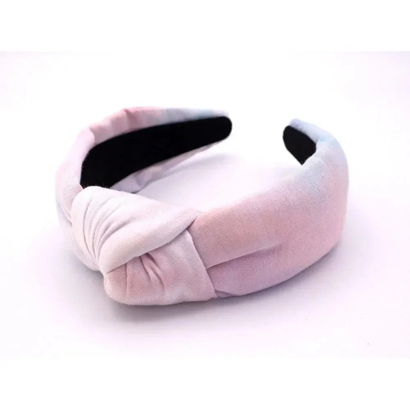 Schwab Jewels Accessories - Light Purple Pink Tie Dye Knotted Headband
